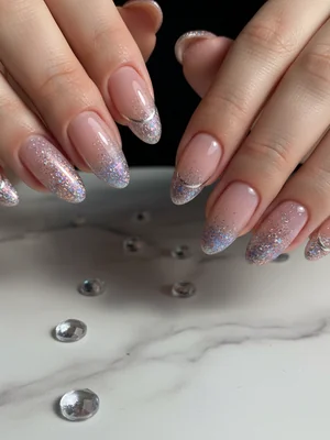 Photo-real Salon French Tips Nails - French Tips nail art - featuring nail art, red - nail art inspiration and design ideas