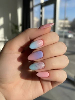 Photo-real Salon Gradient Nails - Gradient nail art - featuring nail art, gradient, red - nail art inspiration and design ideas