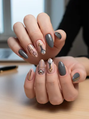 Sophisticated Photo-real Salon Work Nails