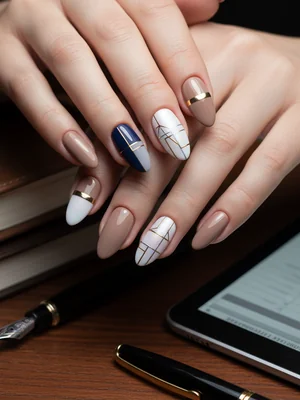 Beautiful Photo-real Salon Work Nails