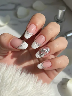 Photo-real Salon French Tips Nails