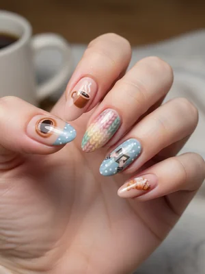 Stunning Photo-real Salon Casual Nails