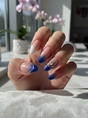 Photo-real Salon Gradient Nails - Gradient nail art - featuring nail art, gradient, elegant, red - nail art inspiration and design ideas