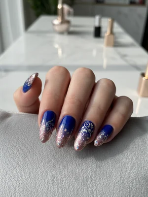 Sophisticated Photo-real Salon Gradient Nails - Gradient nail art - featuring nail art, gradient, red - nail art inspiration and design ideas