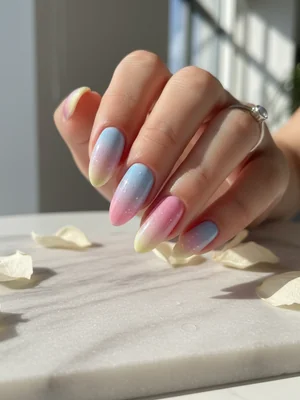 Beautiful Photo-real Salon Gradient Nails - Gradient nail art - featuring nail art, gradient, red - nail art inspiration and design ideas