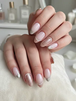 Beautiful Photo-real Salon Reverse French Nails - Reverse French nail art - featuring nail art, red - nail art inspiration and design ideas