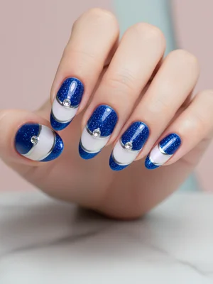 Stunning Photo-real Salon Reverse French Nails - Reverse French nail art - featuring nail art, red - nail art inspiration and design ideas