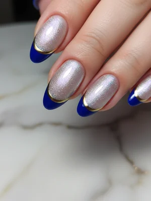 Gorgeous Photo-real Salon Reverse French Nails - Reverse French nail art - featuring nail art, red - nail art inspiration and design ideas