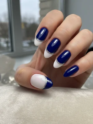 Stunning Photo-real Salon Half Moon Nails