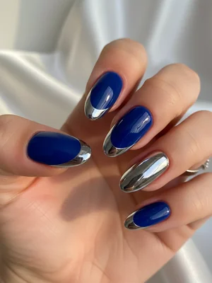 French nail art design