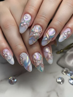 Beautiful Photo-real Salon 3D Nails