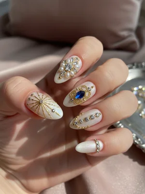 Gorgeous Photo-real Salon Embellished Nails - Embellished nail art - featuring nail art, red - nail art inspiration and design ideas