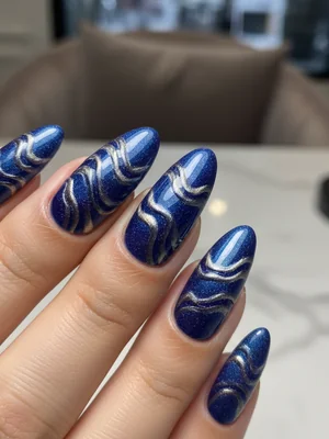 Sophisticated Photo-real Salon Magnetic Nails