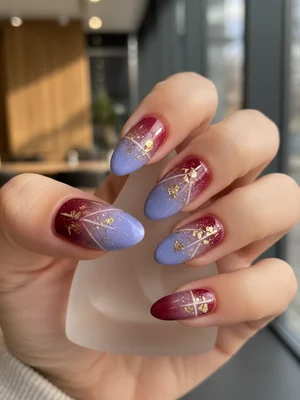 Sophisticated Photo-real Salon Thermal Nails