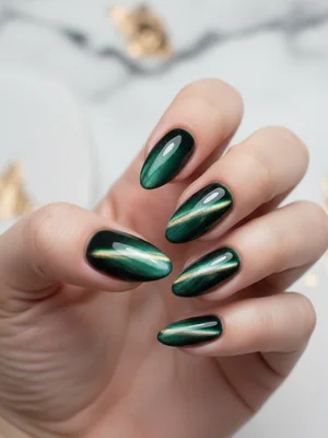 Stunning Photo-real Salon Cat Eye Nails