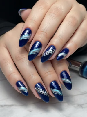 Sophisticated Photo-real Salon Cat Eye Nails - Cat Eye nail art - featuring nail art, red - nail art inspiration and design ideas