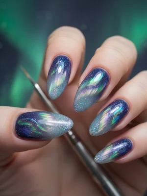 Stunning Photo-real Salon Aurora Nails