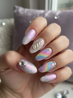 Photo-real Salon Unicorn Nails