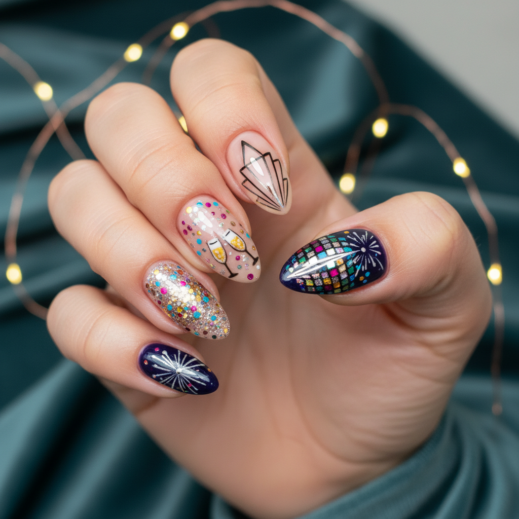 Photo-real Salon Party Nails