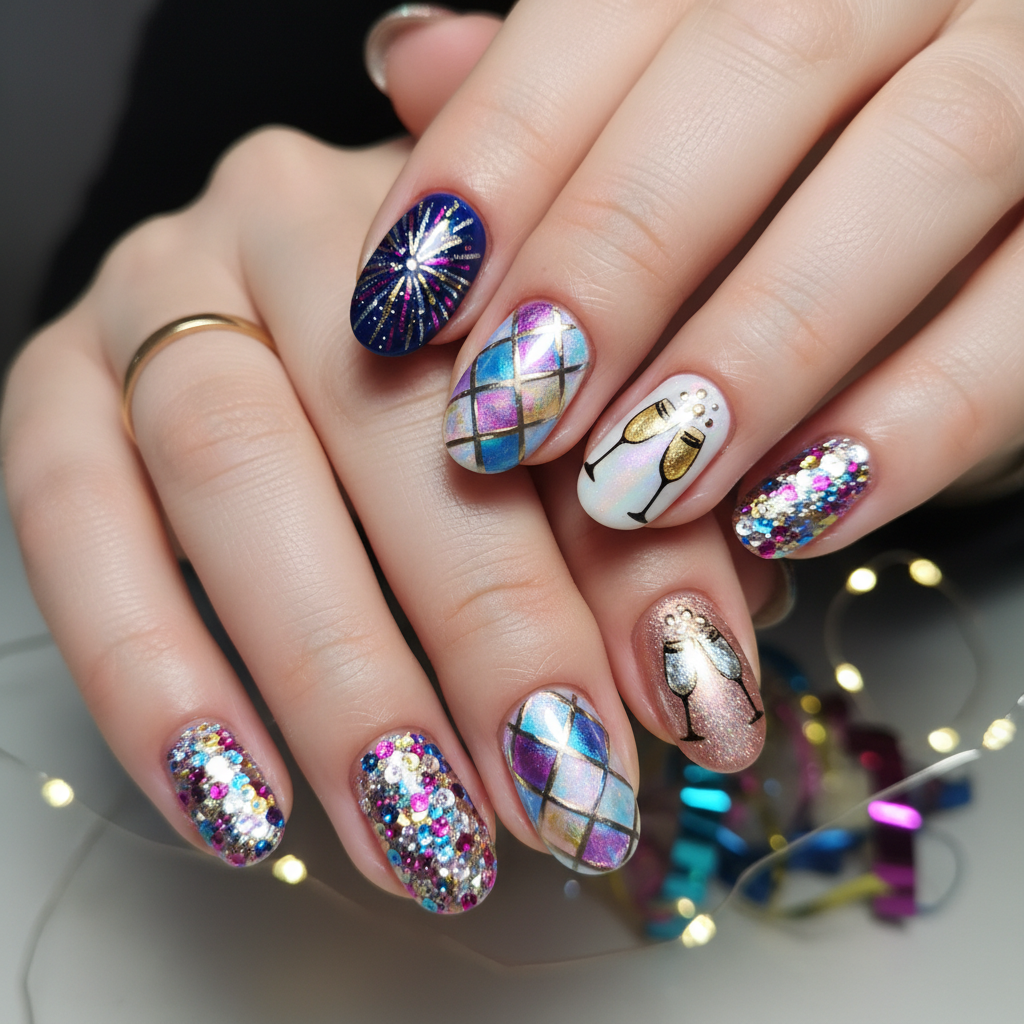 Photo-real Salon Party Nails