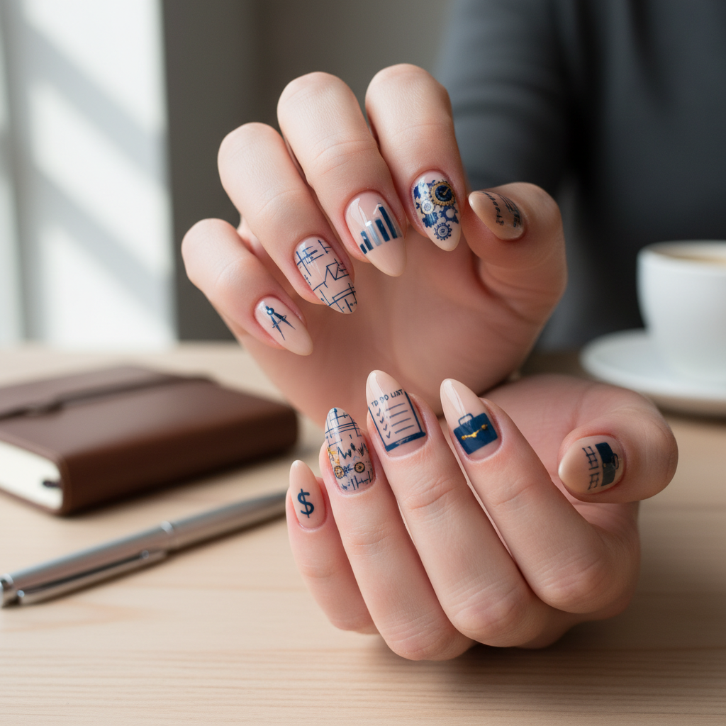 Photo-real Salon Work Nails Work nail art
