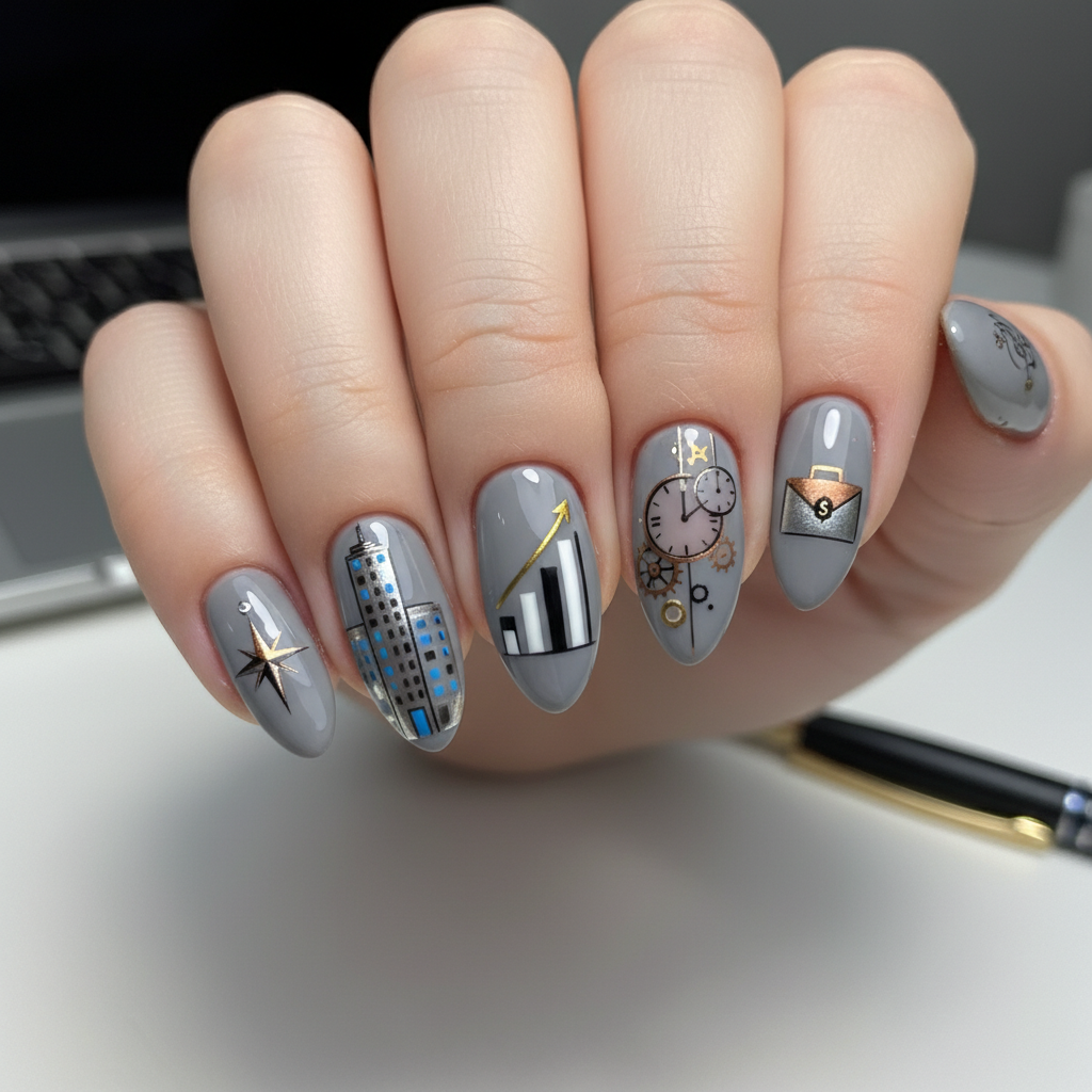 Photo-real Salon Work Nails Work nail art