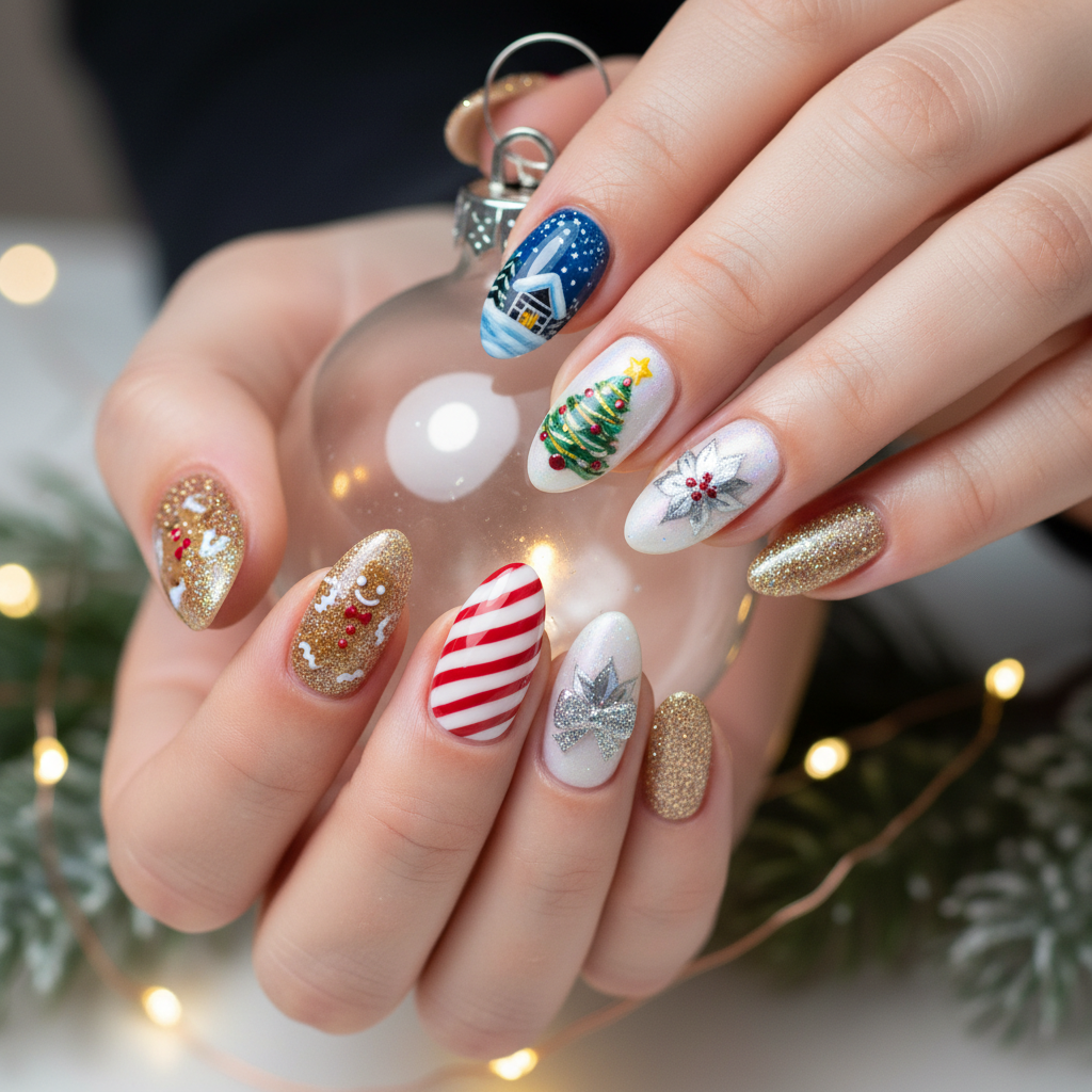 Photo-real Salon Holiday Nails