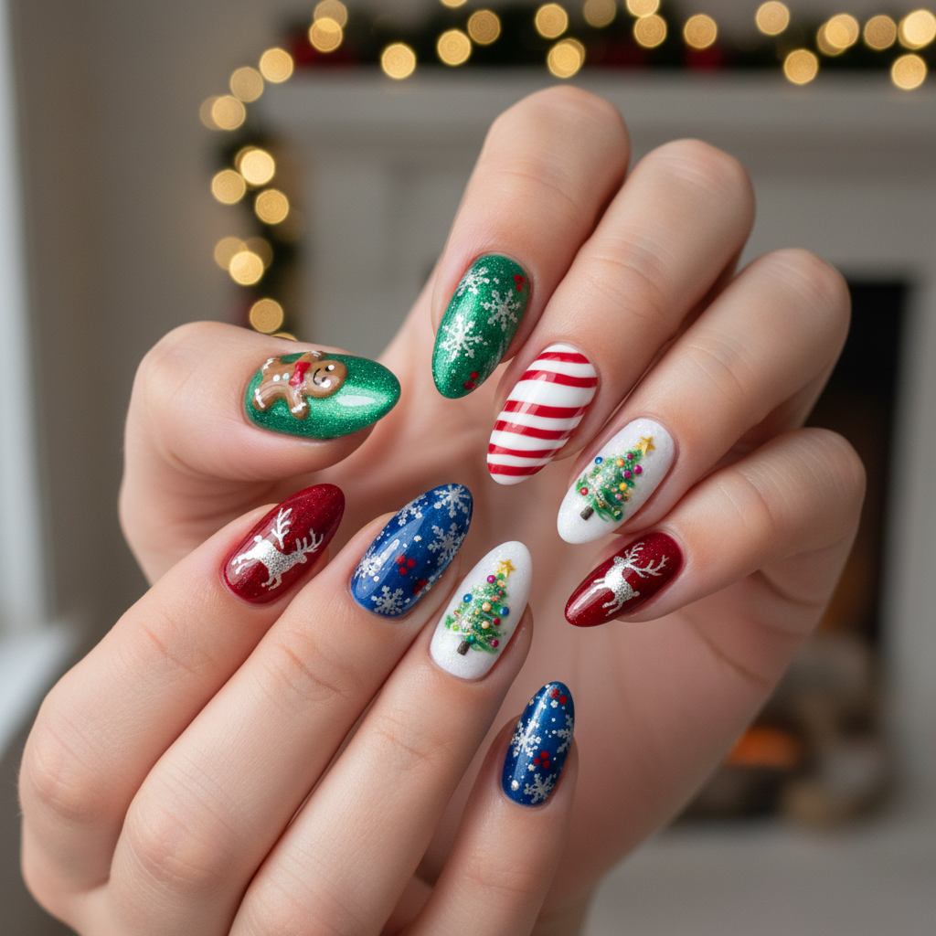 Photo-real Salon Holiday Nails