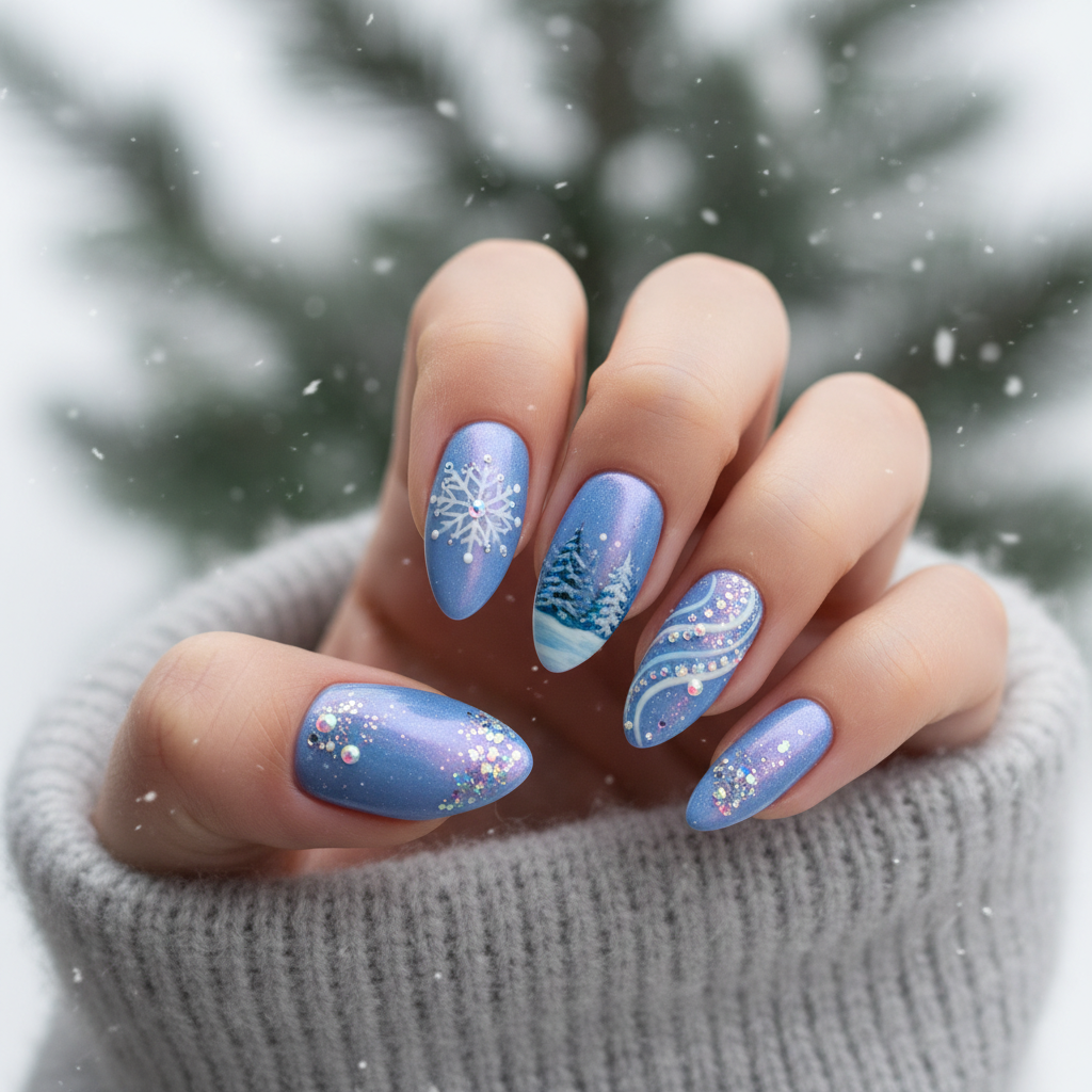 Photo-real Salon Winter Nails