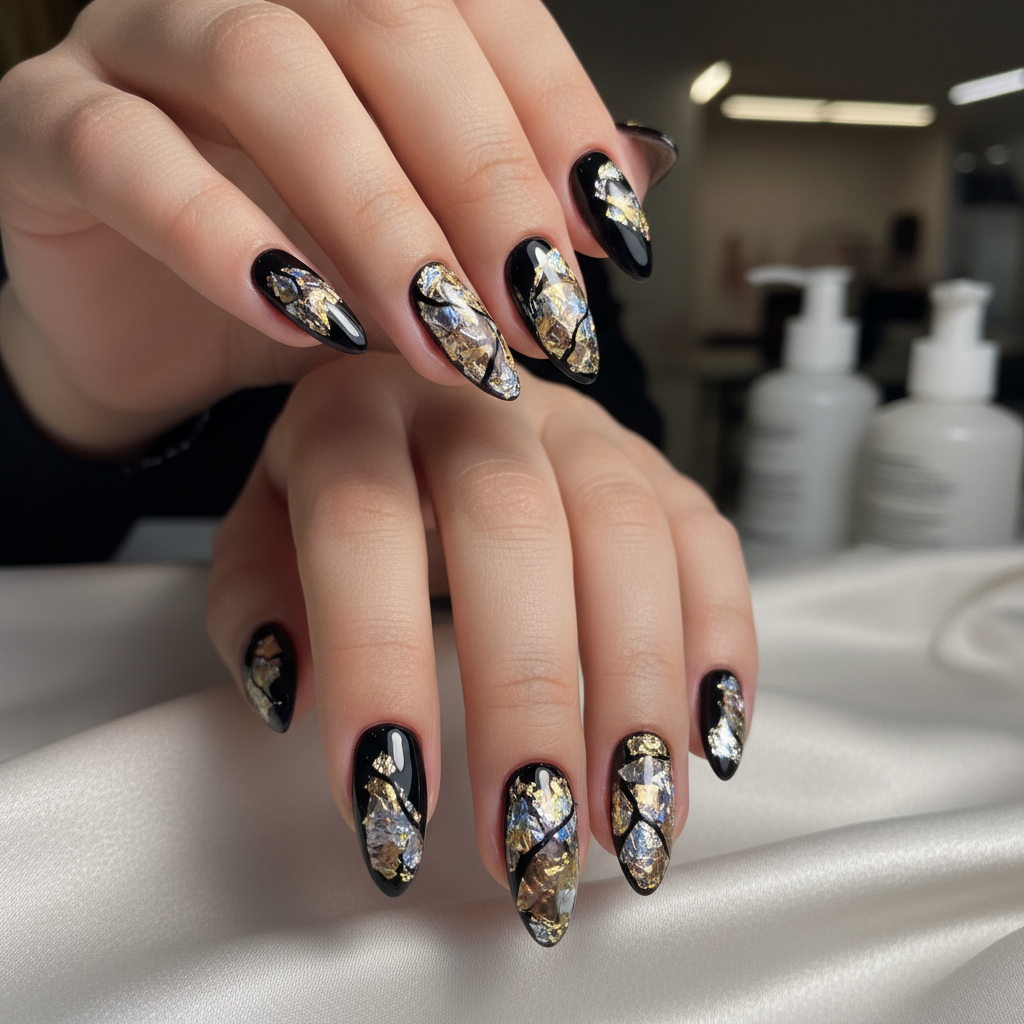 Photo-real Salon Foil Nails
