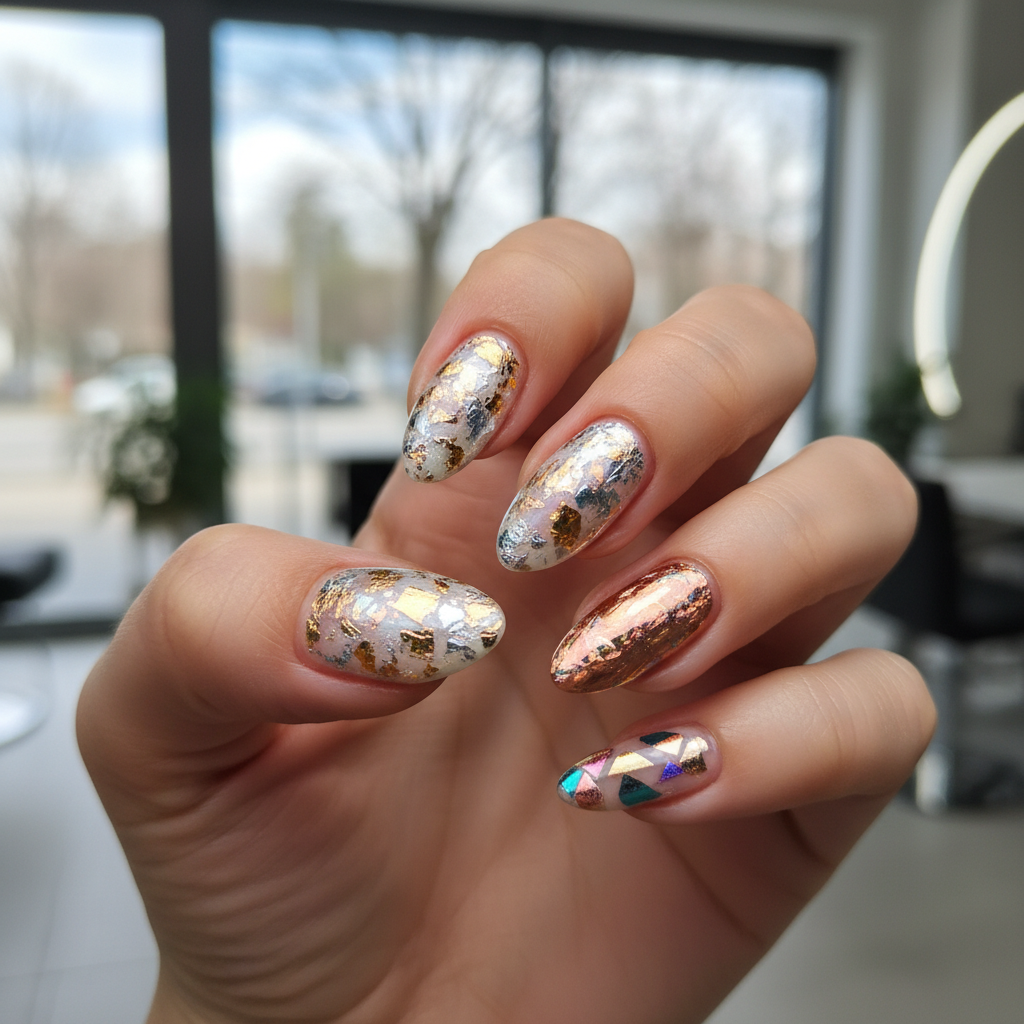 Photo-real Salon Foil Nails