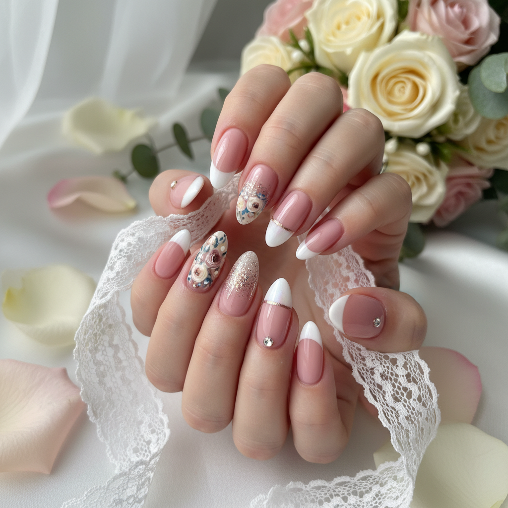 Photo-real Salon Bridesmaid Nails
