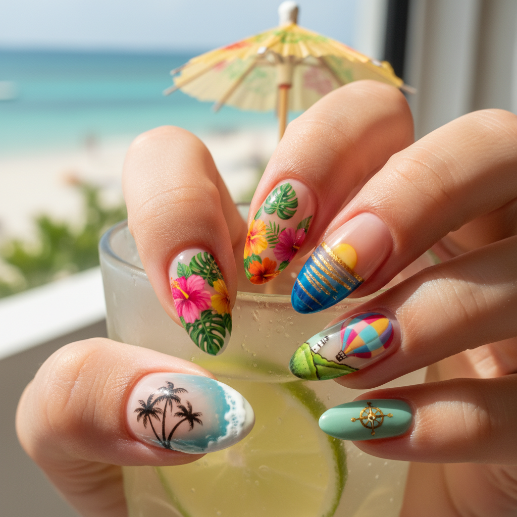 Photo-real Salon Vacation Nails