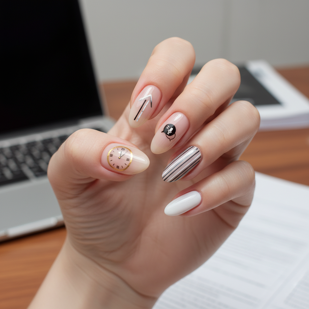Photo-real Salon Interview Nails Interview nail art