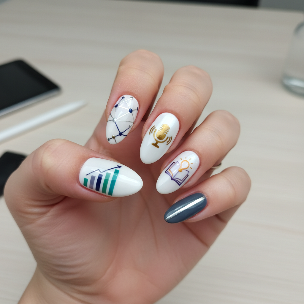 Photo-real Salon Conference Nails Conference nail art