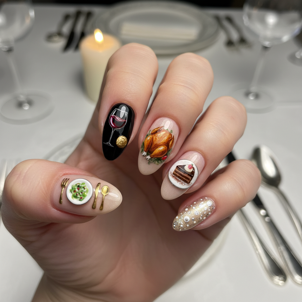 Photo-real Salon Dinner Nails