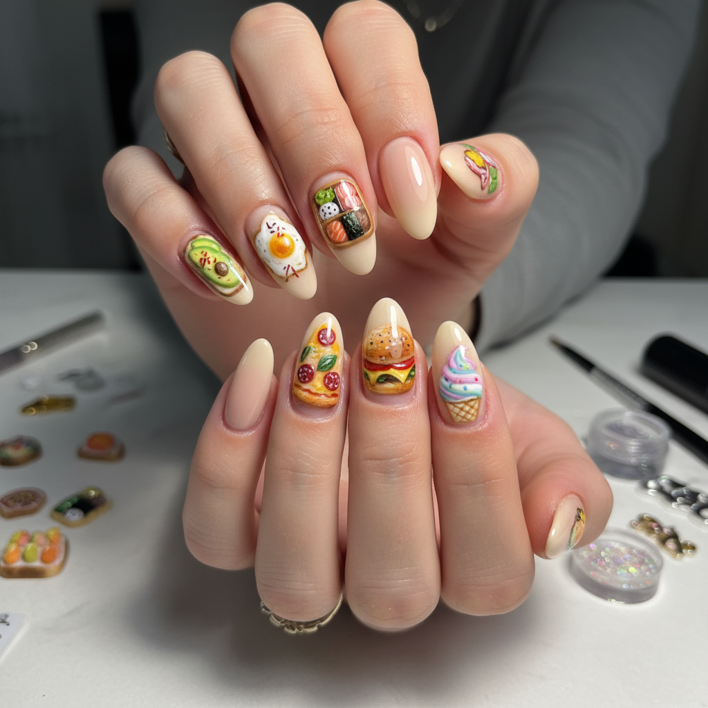 Photo-real Salon Lunch Nails
