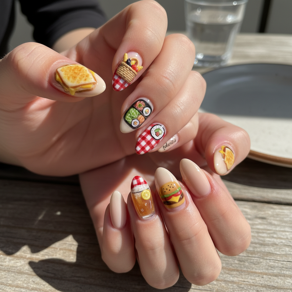Photo-real Salon Lunch Nails
