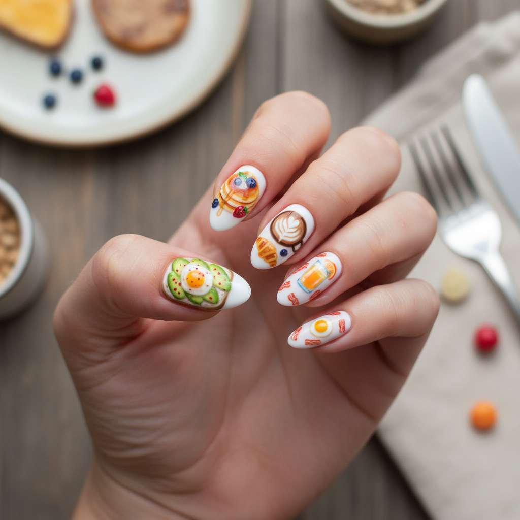 Photo-real Salon Brunch Nails
