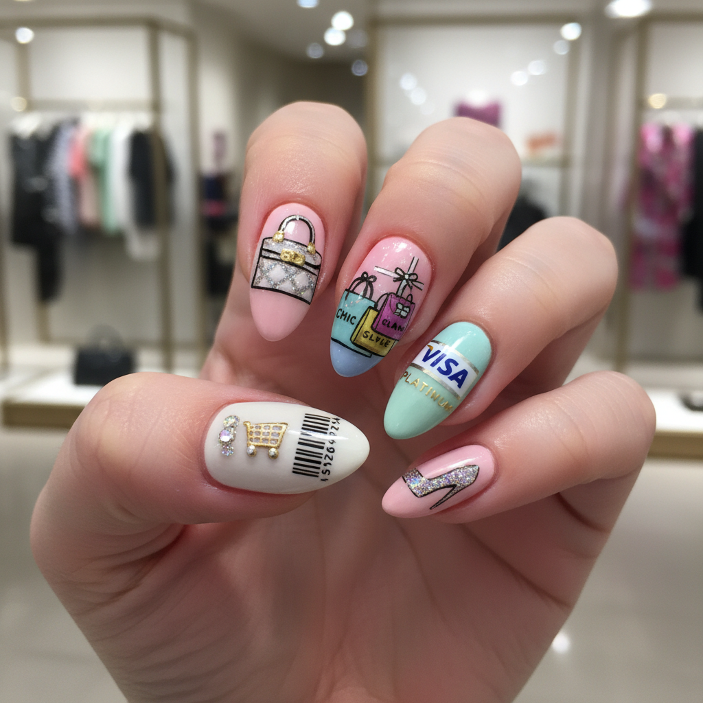 Photo-real Salon Shopping Nails