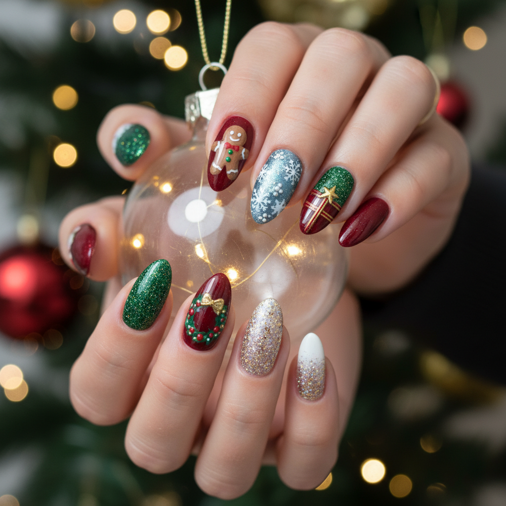 Photo-real Salon Holiday Season Nails