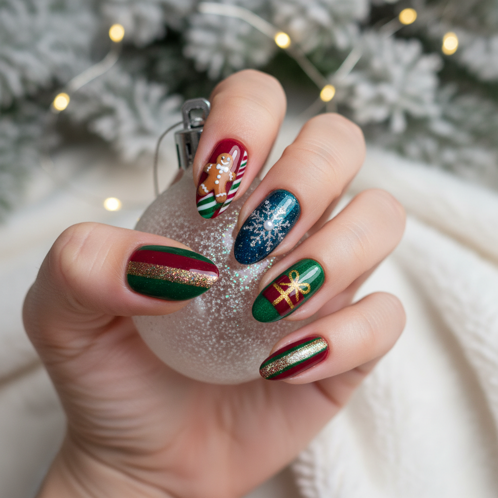 Photo-real Salon Holiday Season Nails