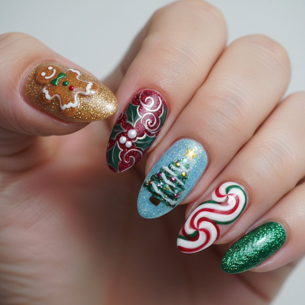 Photo-real Salon Holiday Season Nails