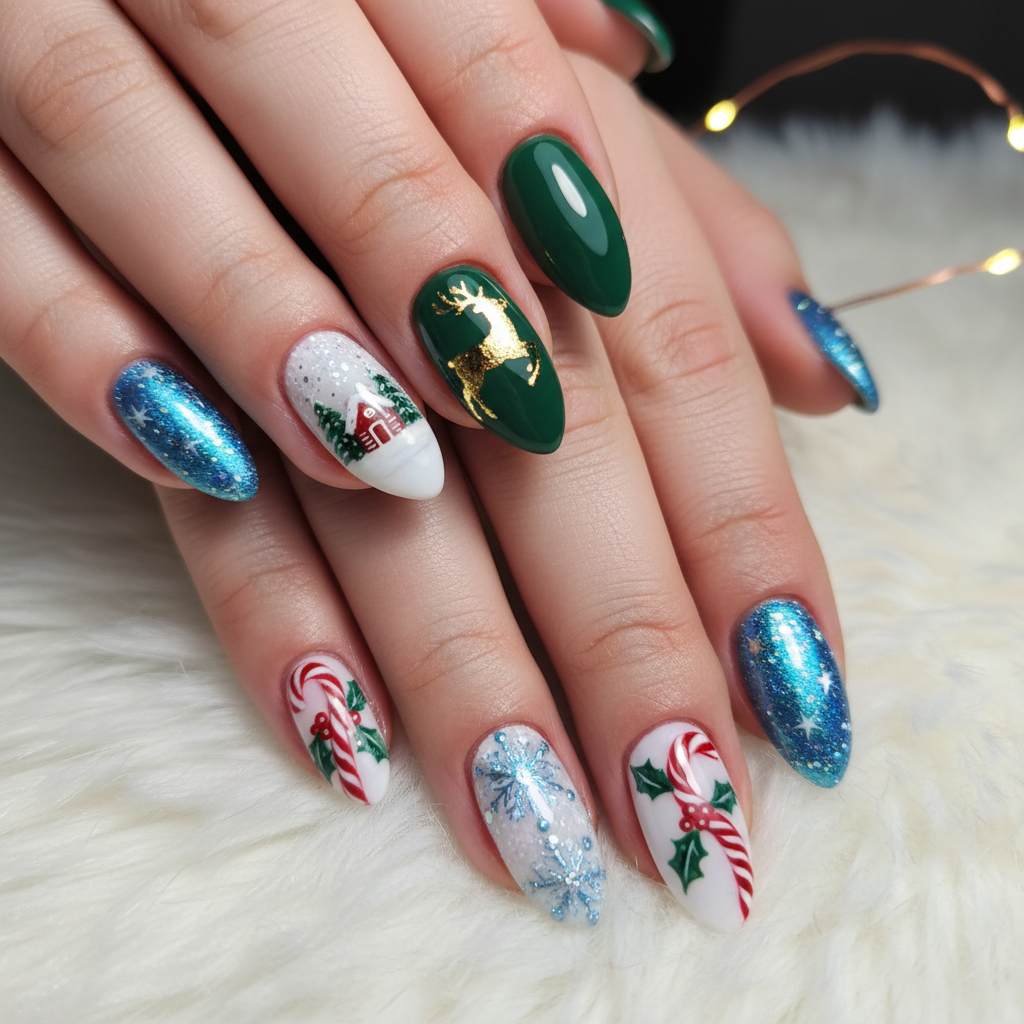 Photo-real Salon Winter Holidays Nails