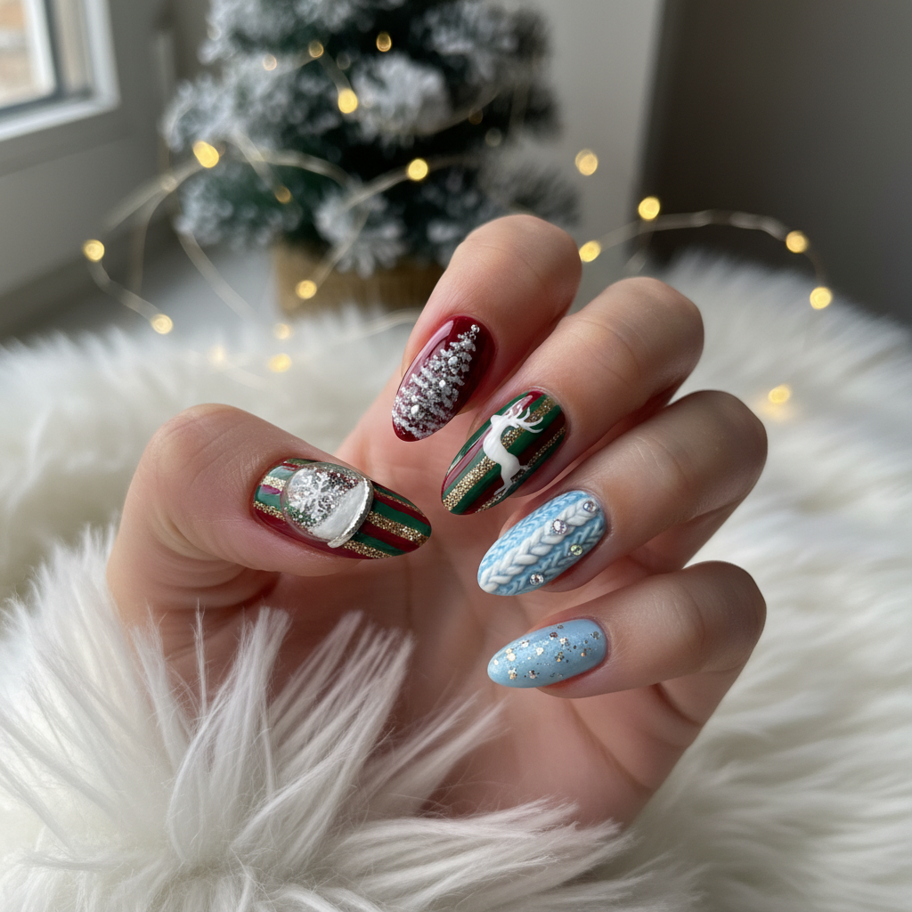Photo-real Salon Winter Holidays Nails