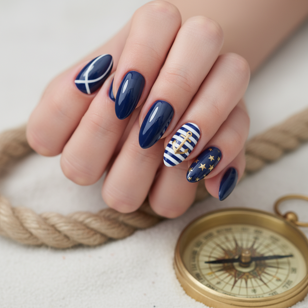 Photo-real Salon Navy Nails