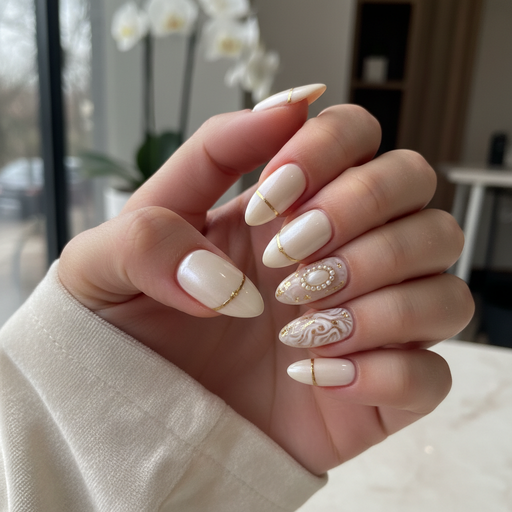 Photo-real Salon Ivory Nails