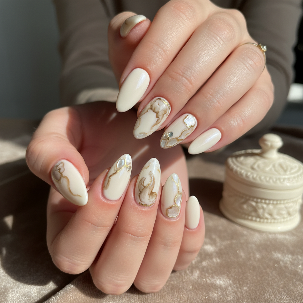 Photo-real Salon Ivory Nails