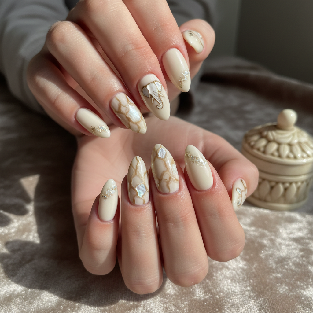 Photo-real Salon Ivory Nails