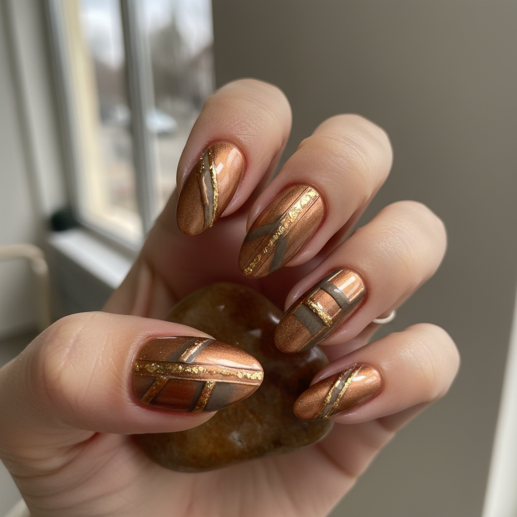 Photo-real Salon Bronze Nails